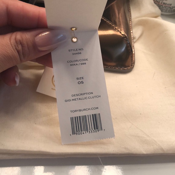 Tory Burch metallic clutch - Picture 5 of 5